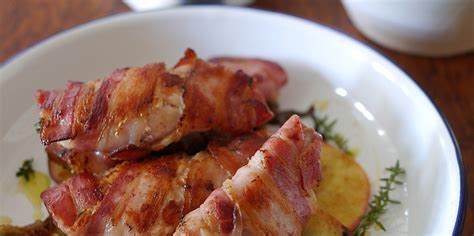 partridge-breasts-with-bacon-apple-thyme image