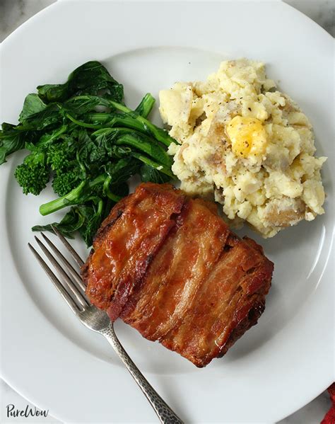 mini-bacon-wrapped-meatloaf-recipe-purewow image