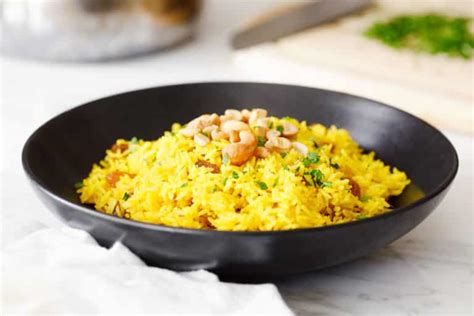 indian-yellow-rice-gluten-free-vegan-clean image