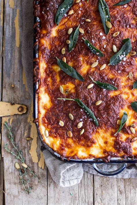 squash-and-kale-florentine-lasagna-half-baked-harvest image