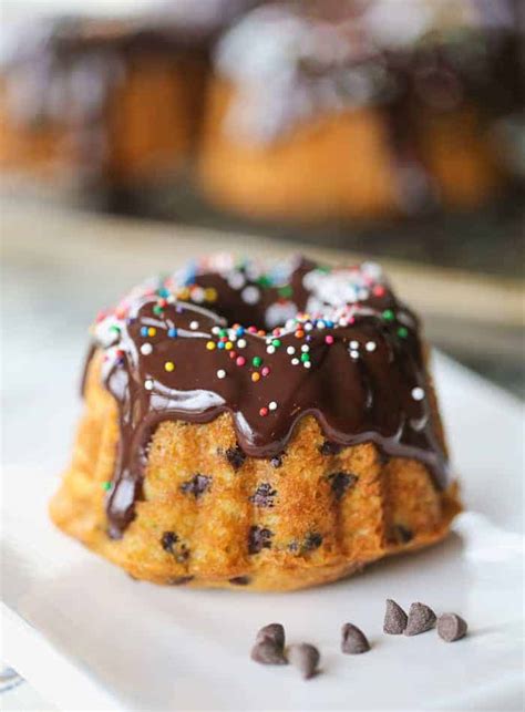 chocolate-chip-mini-bundt-cakes-the-baking-chocolatess image