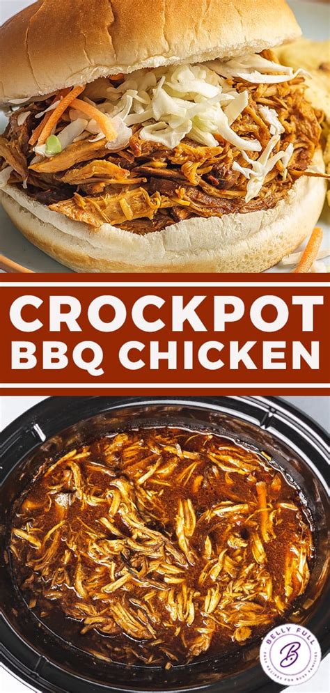 easy-crockpot-bbq-chicken-recipe-belly-full image