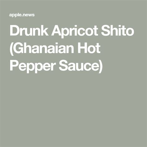 drunk-apricot-shito-ghanaian-hot-pepper-sauce image