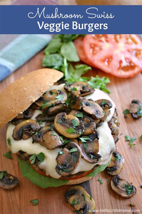 mushroom-swiss-veggie-burgers-hello-little-home image
