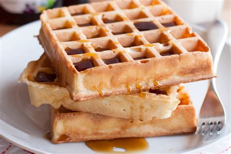 overnight-yeast-waffles-recipe-perfectly-crispy-kitchn image