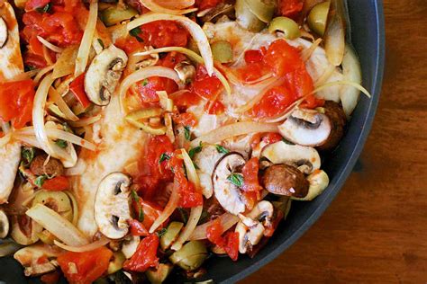 tilapia-with-olives-mushrooms-and-tomatoes image