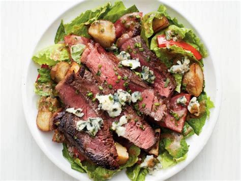 steak-and-potato-salad-recipe-food-network image
