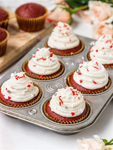 vegan-red-velvet-cupcakes-shortgirltallorder image
