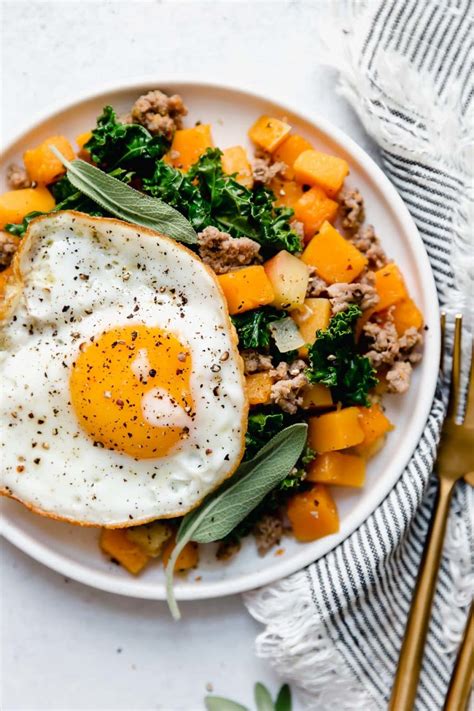butternut-squash-and-apple-hash-with-sausage image