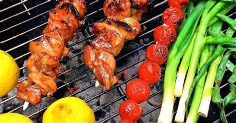 grilled-chicken-skewers-with-tomato-relish-grits-and image