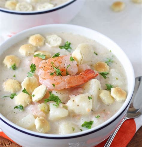 potato-shrimp-chowder-winter-soup-honey-and-birch image