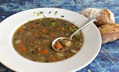 bavarian-style-german-lentil-soup-linsensuppe-the image