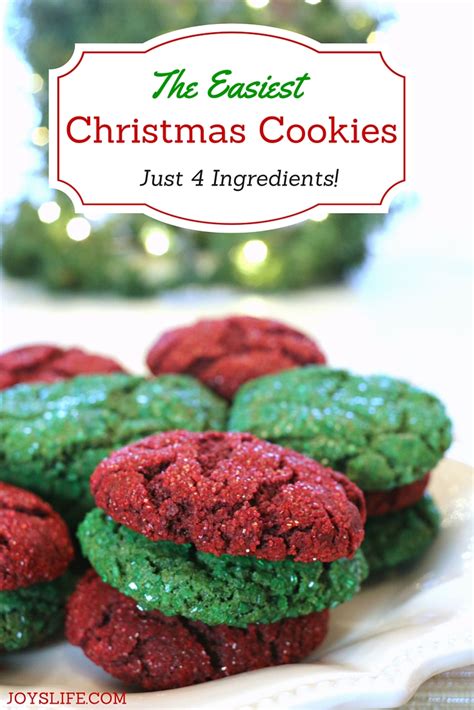 the-easiest-christmas-cookies-ever-just-4-ingredients image