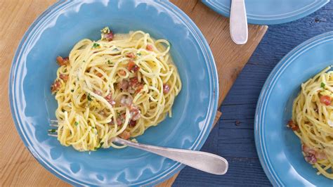 classic-spaghetti-carbonara-recipe-rachael-ray-show image
