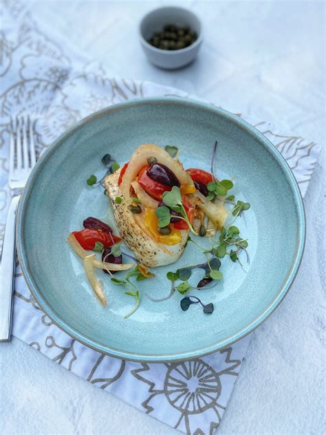 halibut-with-fennel-tomatoes-and-olives-family image