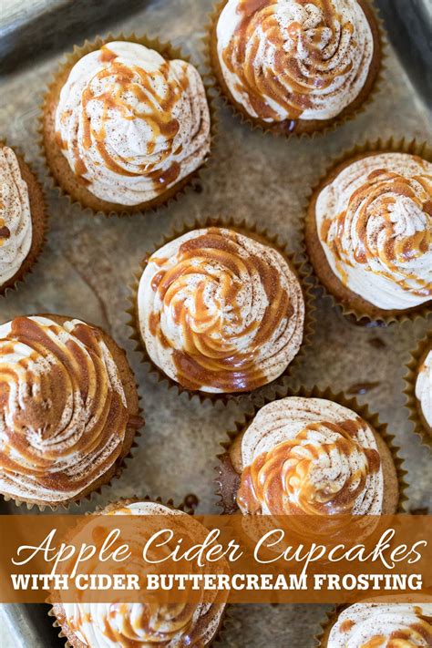 apple-cider-cupcakes-with-cider-buttercream-frosting image