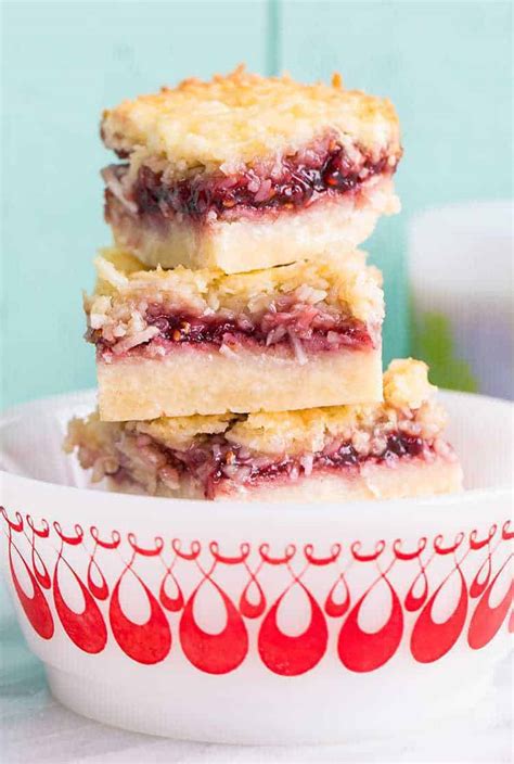 raspberry-coconut-bars-the-kitchen-magpie image