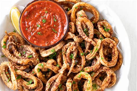 fried-calamari-with-spicy-marinara-sauce-the-cozy-apron image
