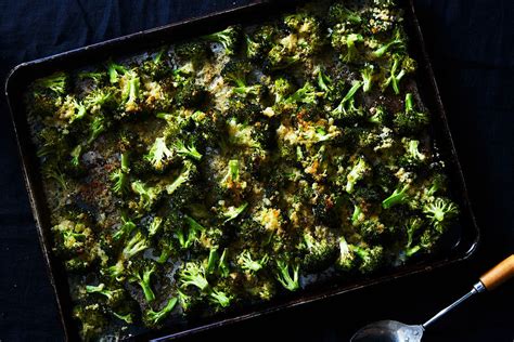 blissed-out-crispy-cheesy-broccoli-sheet-pan-gratin image
