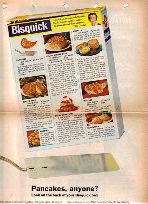 8-bisquick-box-recipes-vintage-recipe-clipping image