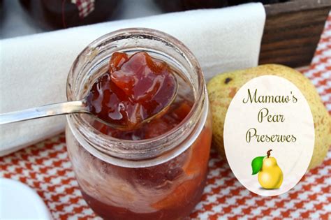 ma-maws-old-fashioned-pear-preserves-mommys-kitchen image