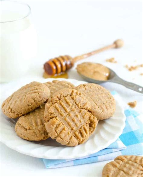 honey-sweetened-peanut-butter-cookies-bless-this image