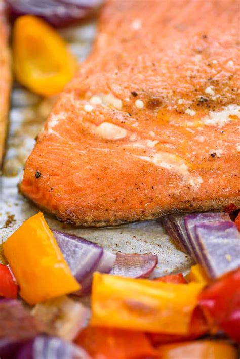 sheet-pan-salmon-dinner-chili-lime-salmon-peppers image