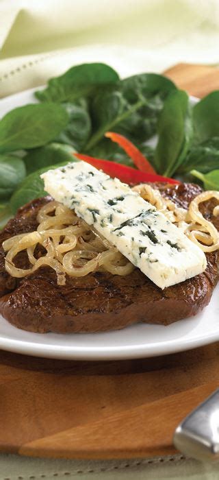 steak-with-caraway-onions-and-blue-cheese-castello image