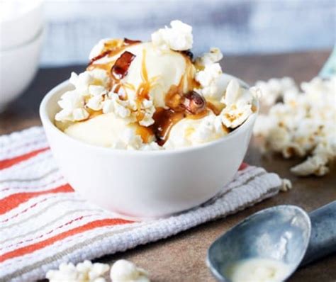 sweet-corn-ice-cream-with-caramel-candied-bacon image