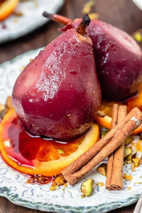 red-wine-poached-pears-the-mediterranean-dish image