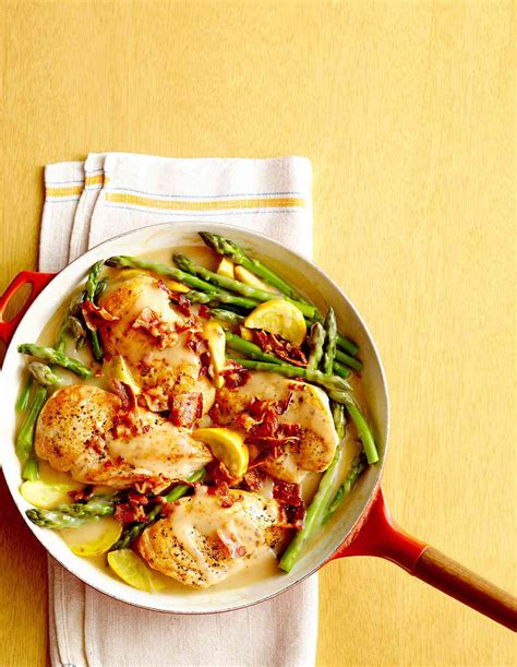 chicken-and-asparagus-skillet-supper image