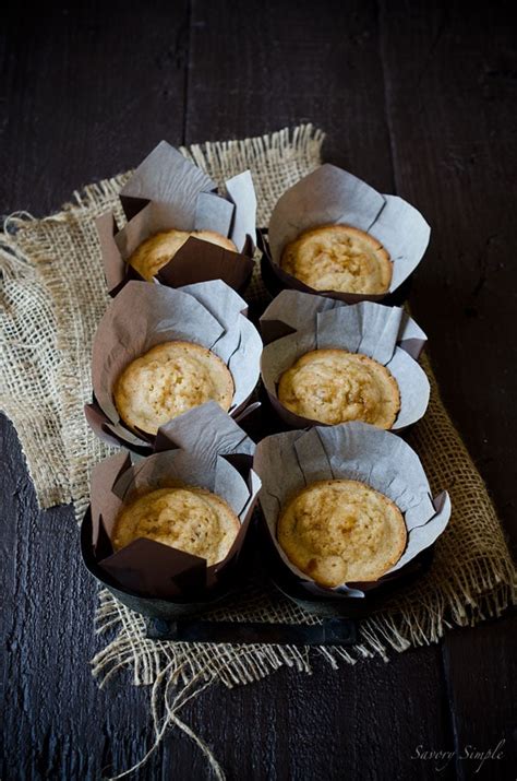 brown-butter-nectarine-muffins-savory-simple image
