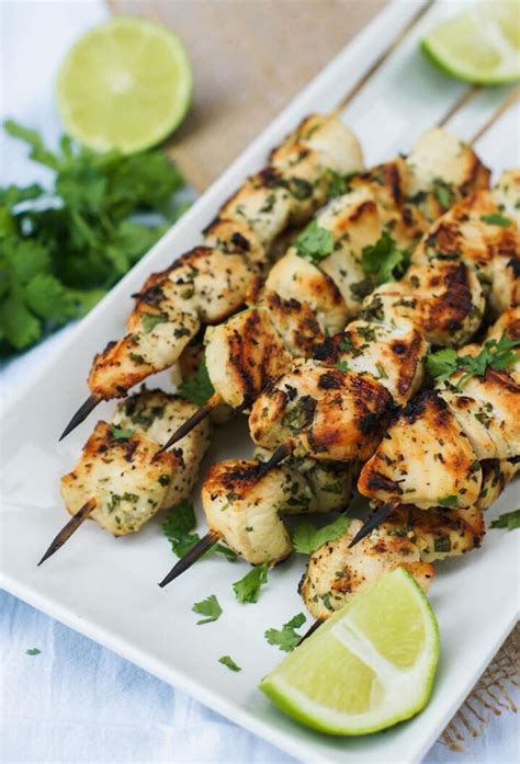 grilled-chicken-skewers-with-garlic-lime-cilantro image