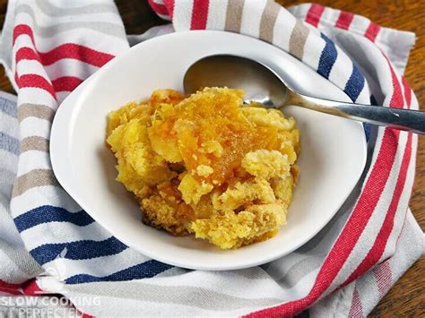 easy-slow-cooker-apricot-dump-cake-slow-cooking image