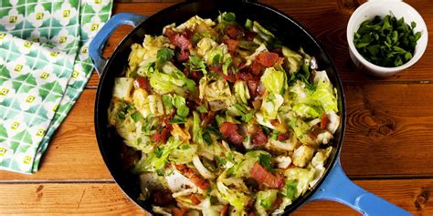 how-to-make-easy-fried-cabbage-with-bacon-delish image