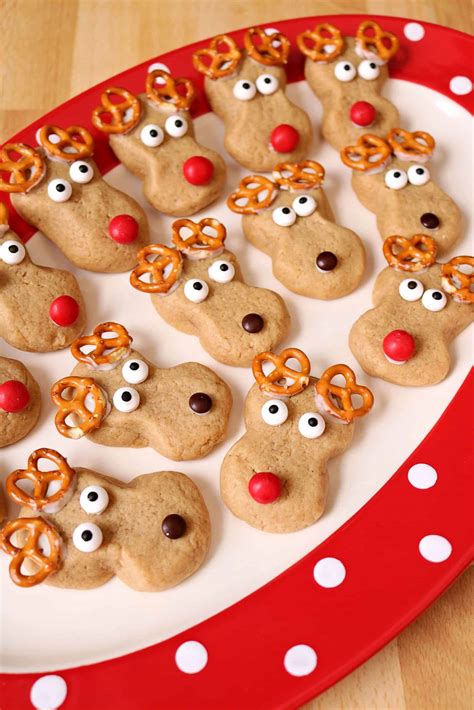 easy-peanut-butter-reindeer-cookies-kindly-unspoken image