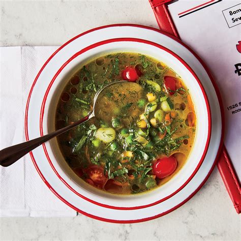 summer-vegetable-soup-recipe-erin-oshea-food image