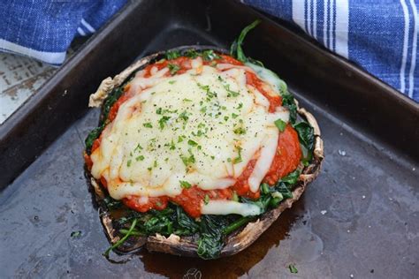 best-spinach-stuffed-portabella-mushrooms-easy image