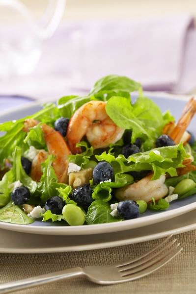 blueberry-shrimp-salad-with-lemon-vinaigrette image