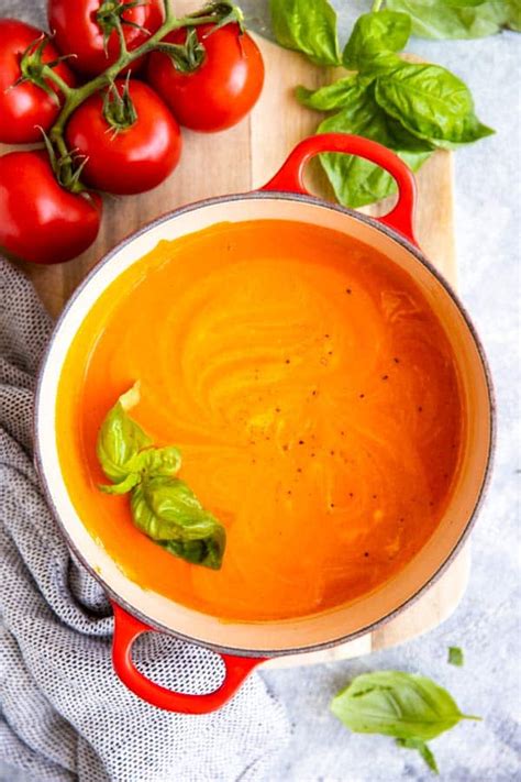 simple-garlic-roasted-tomato-soup-savory-nothings image