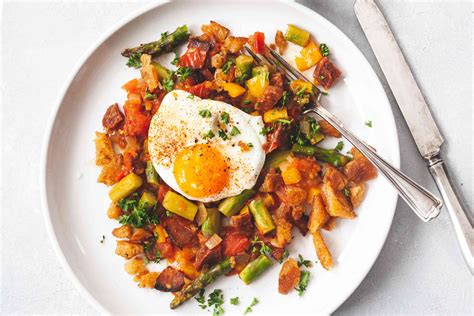 spanish-style-migas-with-fried-eggs-recipe-simply image