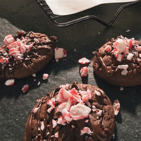 double-chocolate-peppermint-crunch-cookies image