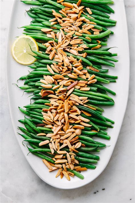 green-beans-almondine-or-amandine-a-classic image