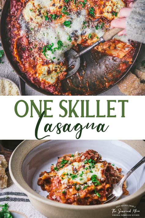 skillet-lasagna-an-easy-lasagna-recipe-the image