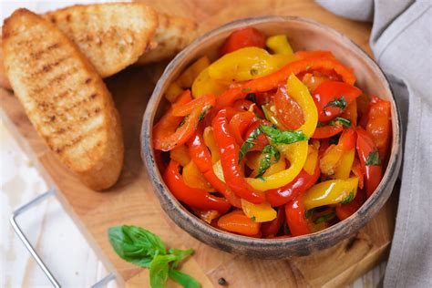 garlic-and-herb-sauted-bell-pepper-strips image
