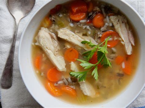 turkey-and-wild-rice-soup-recipe-ian-knauer-food image