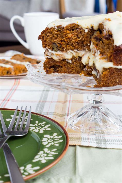 rum-carrot-cake-with-a-boozy-cream-cheese-frosting image