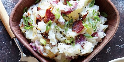 bacon-and-onion-mashed-potatoes-recipe-myrecipes image