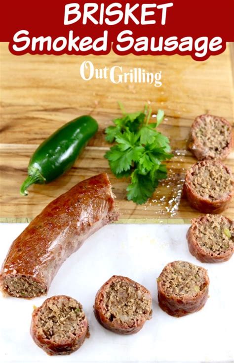 brisket-smoked-sausage-out-grilling image