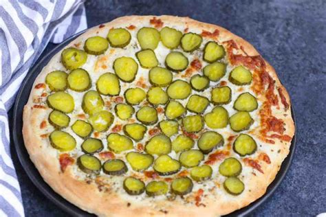 dill-pickle-pizza-and-easy-homemade-dough-izzycooking image